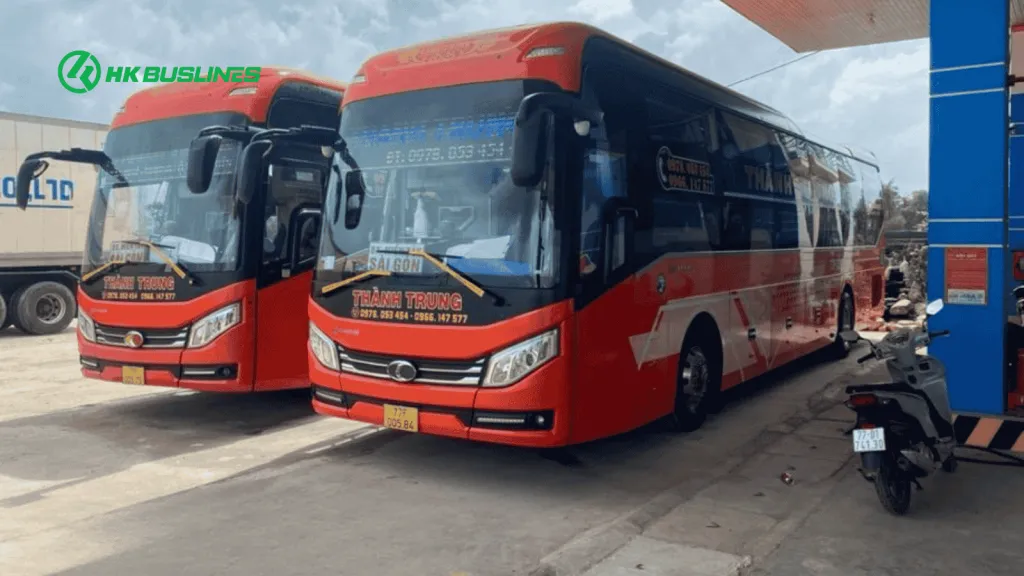 xe hà nội đi đà nẵng bến xe mỹ đình - xe Thành Trung